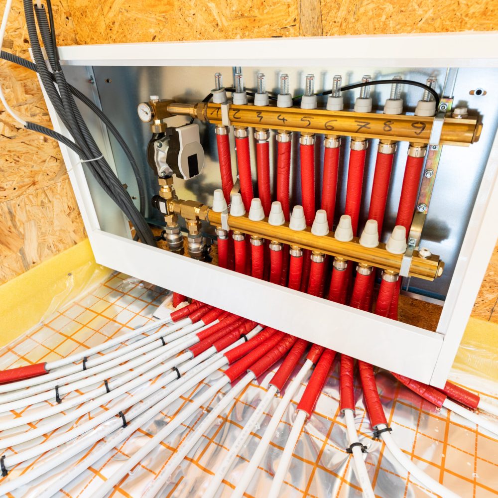 Distributor of Central underfloor heating system Distributor of Central underfloor heating system